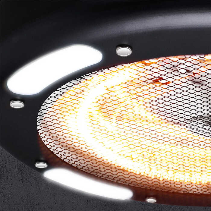 Обігрівач інфрачервоний Trotec IR 1550 SC 1500W + LED Black (1410003812)