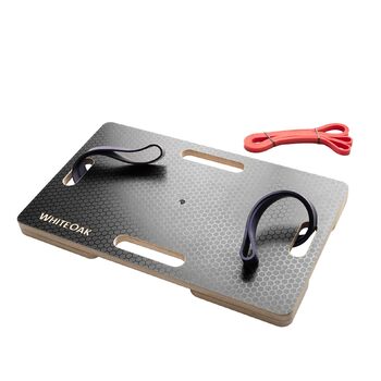 Тренувальна платформа Whiteoak еспандери та ізометрична тренажерна станція X3 в одному з протиковзкою опорною пластиною для домашнього використання Домашнє обладнання для тренувань Тренувальна платформа Solo