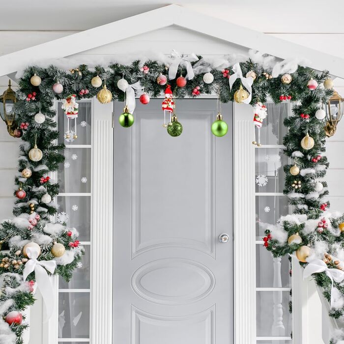 Ялинкові кулі 48 шт зелені Homoyoyo