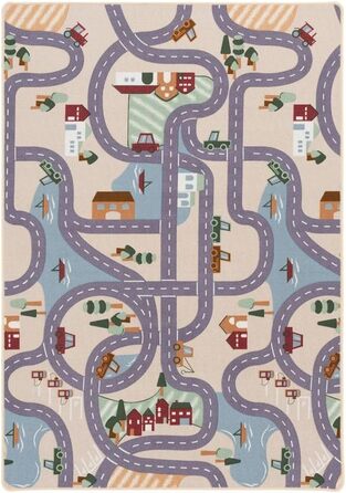 Дитячі та ігрові килимки Snapstyle Великий вибір вуличних килимків Легко миється і довговічний для дитячої кімнати 80х160 см Fun T