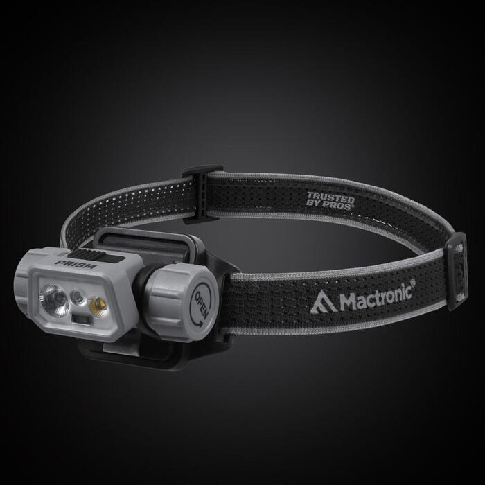 Ліхтар налобний Mactronic Prism (650 Lm) Cool White/RGB LED Recharg Type-C Helmet Kit (THL0141)