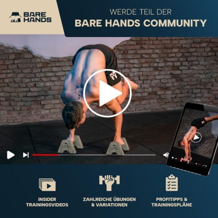Ручки для віджимань BARE HANDS 2 дерев&39яні ручки для віджимань, що не ковзають та не захищають суглоби модель обладнання для калістеніки S
