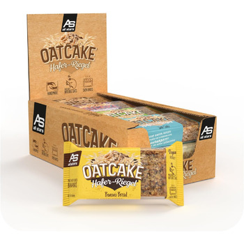 Вівсяні батончики ALL STARS Oatcake (мікс-бокс, 12 x 80 г) енергетичний батончик з вівсяними пластівцями та високоякісними вуглеводами запечений вівсяний батончик мякий та ситний ідеальна заміна прийому їжі