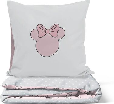 Комплект дитячої постільної білизни Disney Minnie One of a Kind 100 бавовняний односпальний розмір 135x200 см - підодіяльник навол