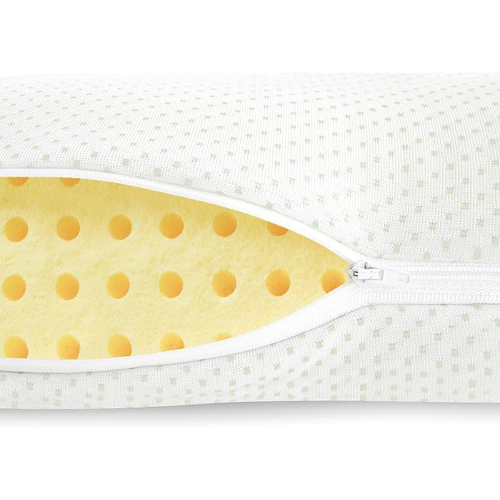 Ергономічна подушка Mister Sandman з піни з ефектом пам&39яті 40x80 см, віскозна подушка, ідеально підходить для сну на животі, спині та боці, подушка для підтримки шиї з чохлом з алое вера, 40 x 80 см