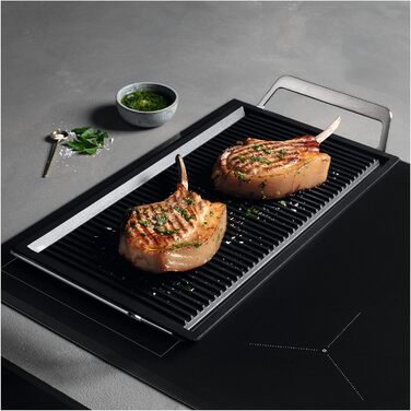 Сковорода AEG Plancha A9HL33 / для всіх типів варильних поверхонь / ідеальний розподіл тепла /, Чорна одинарна