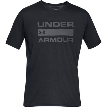 Чоловіча спортивна футболка Under Armour UA TEAM ISSUE WORDMARK, дихаюча, з короткими рукавами та зручна, вільного крою.