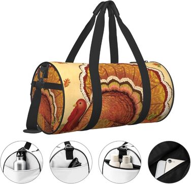 Дорожня сумка Осінній сад, спортивна сумка для чоловіків та жінок, сумка-мішок, спортивна сумка