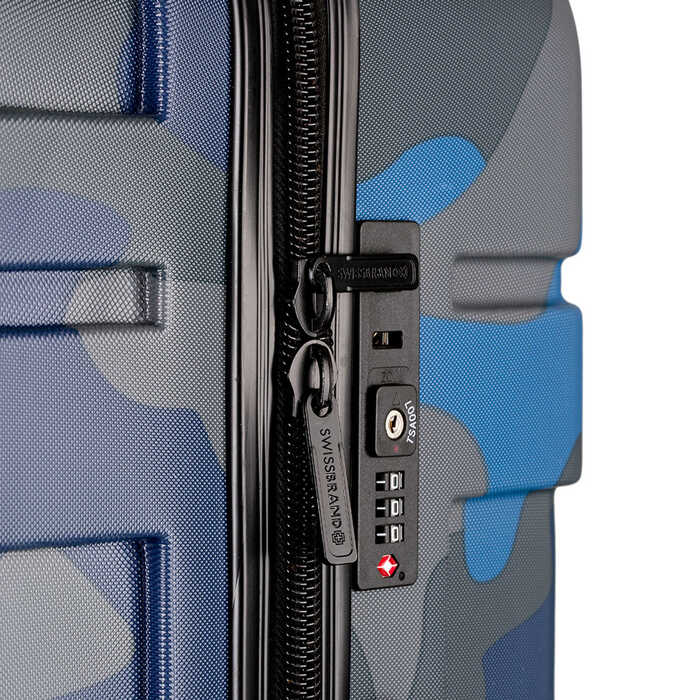 Валіза Swissbrand Drone 2.0 (M) Camo Blue (SWB_LH21DRO2601M)
