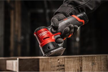 Акумуляторна точкова шліфувальна машина Milwaukee M12 FUEL FDSS-422X, довільна орбітальна шліфувальна машина з п'ятикутним шліфува