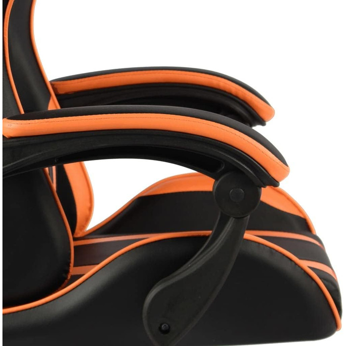 Ігрове крісло з регульованою висотою, ергономічне комп&39ютерне крісло, офісне крісло з поперековою опорою (помаранчеве 14)