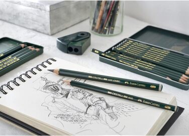 Олівець Castell 9000, футляр на 6 предметів (1 упаковка), 119063 -