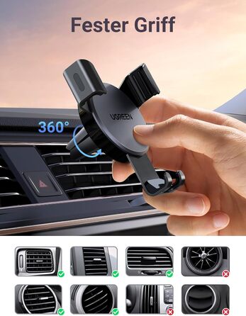 Тримач для мобільного телефону автомобільний тримач для мобільного телефону автомобільний вентиляційний гравітаційний тримач для м