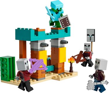 Конструктор LEGO Minecraft 21267, Пустельний Патруль Вілдротників, 105 деталей