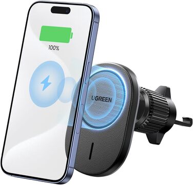 Бездротовий зарядний пристрій Автомобільний тримач мобільного телефону з функцією зарядки Магнітний бездротовий зарядний пристрій