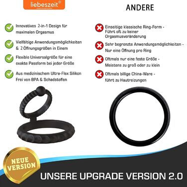 НОВИНКА 2024 - Інноваційна секс-іграшка Penis Ring Penisring Stretchable Silicone - Cock Testicle Ring Екстремальне підвищення потенції Допомога в ерекції Секс-іграшка Кільця пеніса для чоловіків