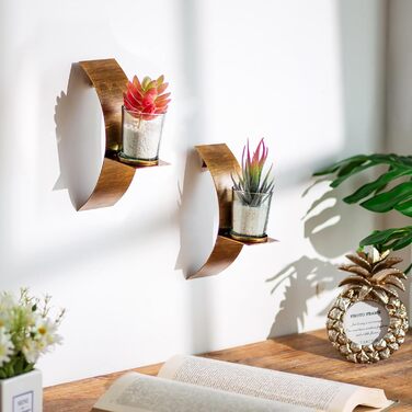 Підсвічник Sziqiqi Свічник Підсвічник для стіни - Настінний свічник Золотий бронзовий підсвічник металевий настінний декор Вінтажн