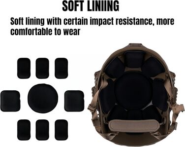 Тактичний шолом 3.0 Спрощена версія Полювання Стрільба Страйкбол Захисний шолом Бойове Навчальне Спорядження BCP