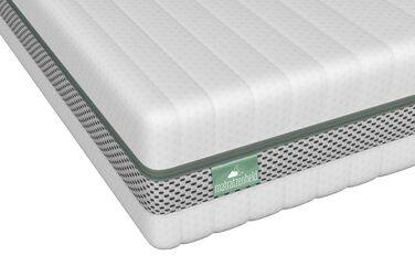 Матрац Hero Balance Duo з холодної піни Ергономічний 7-зонний матрац з холодної піни 2-в-1 H2 та H3 Сертифіковано Oeko-Tex Гіпоалергенний та антибактеріальний Висота 20 см 90 x 200 см H2 та H3 90 x 200 см