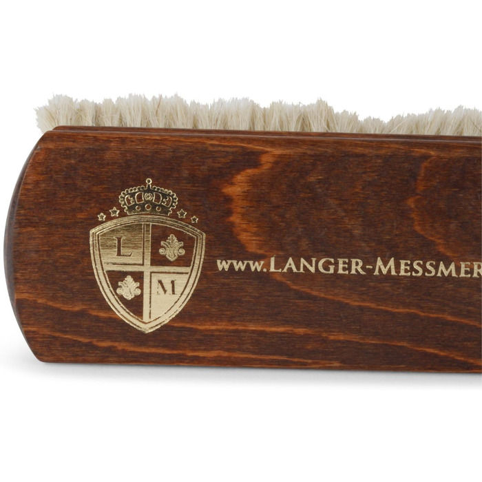 Щітка для взуття Langer & Messmer з тонкої козячої шерсті для полірування взуття