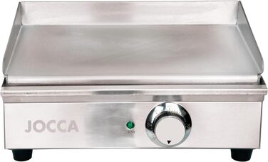 Електрична сковорода Jocca для професійної кухні Теппаньякі Настільний гриль Підходить для внутрішнього використання Нержавіюча сталь Управління термостатом 41,1 * 29,7 * 18,5 см