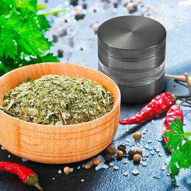 Подрібнювач пилкових трав для спецій, трав, спецій, трав, набір із 4 предметів зі скребком для пилку