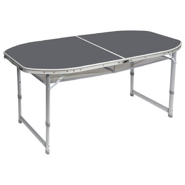 Стіл Bo-Camp Case Model Oval 150x80 cm Grey (1404399)