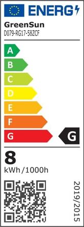 Світлодіодне освітлення GreenSun для акваріума 58 см з дистанційним керуванням RGB-підсвічуванням, що змінює колір