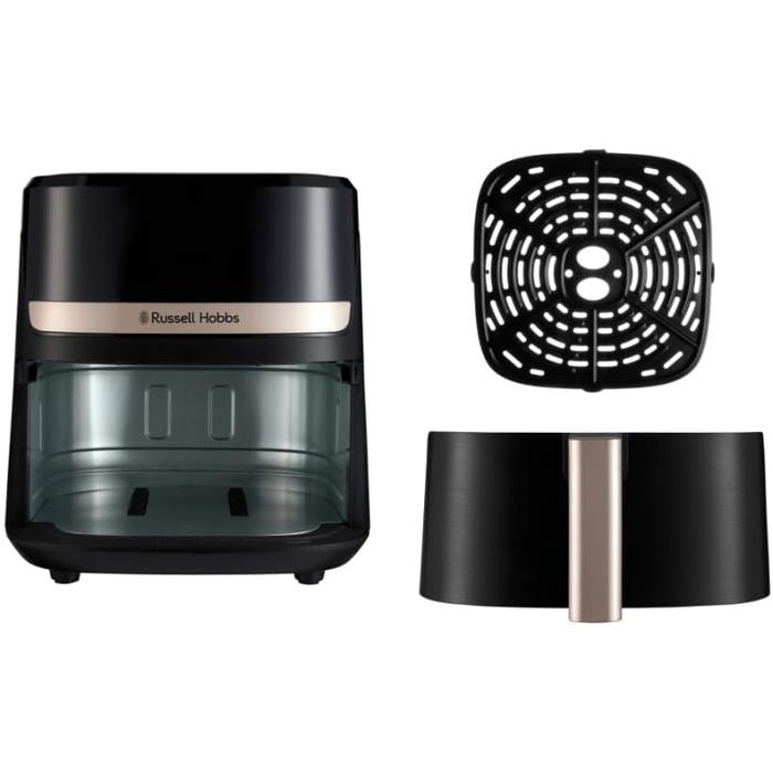 Аерофритюрниця Russell Hobbs Satisfry Rapid Air Fryer, 4,3 л, чорна