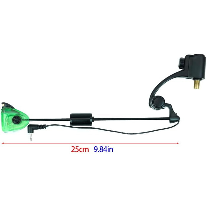 Свінгер для лову коропа Hirisi Tackle, 4 кольори, світлодіодні ліхтарі, індикатор клювання, риболовецький аксесуар, регульована еластичність, 2 рівні, зі швидким звільненням FBA-B2045-MIX