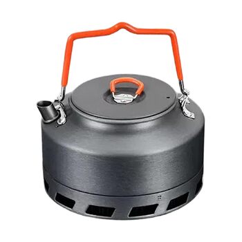 Чайник для кемпінгу на відкритому повітрі, алюмінієвий сплав, чайник для походів на відкритому повітрі, кемпінговий чайник, чайники, кавники, портативний чайник з алюмінієвого сплаву, чайник для плити зі свистком, 1,1 л