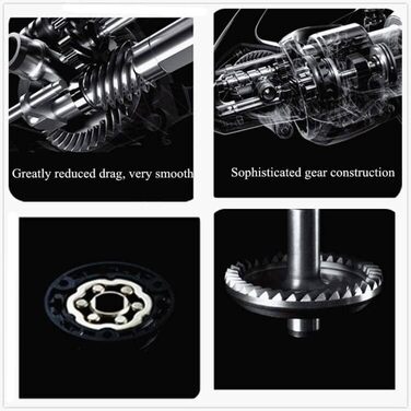 Котушка для спінінгу Boat Rock 12BB/14BB 5.2 1/4.71 Металева котушка для лову коропа Серія 1000 2000 3000 4000 5000 6000 7000 (Серія 2000)