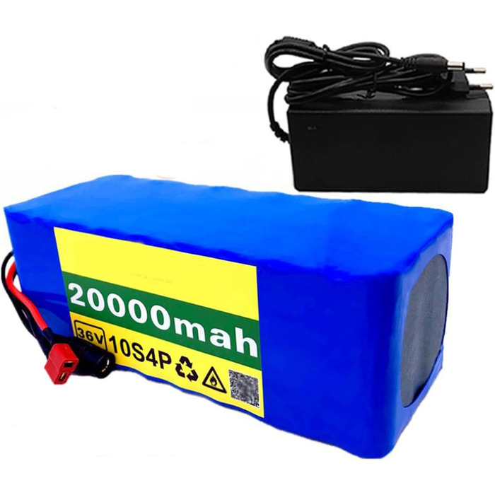 Акумулятор для електровелосипеда, із зарядним пристроєм 20 Ah 10S4P 36 V акумулятор E-велосипед E-велосипед Електричний велосипед Li-Ion XT60 Plug