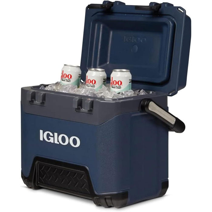 Термобокс IGLOO BMX 25 синього кольору, міцний 23-літровий термобокс, ізольований бокс для кемпінгу, відпочинку та роботи, синій 23 л