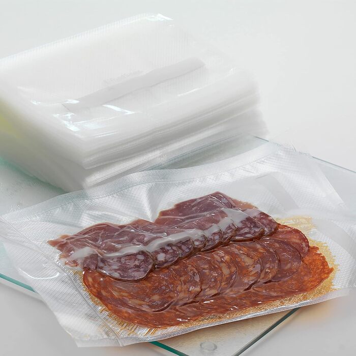 Вакуумний пакет Foodsaver FSB4802-I 48 шт. 20,7x29,2 см / Пакет з фольги для харчових продуктів / Вакуумний пакувальник 48 пакетів багаторазового використання