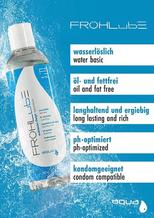 Водний лубрикант FRÖHLubE Aqua, 250 мл