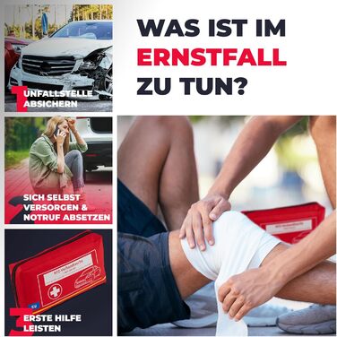 Автомобільна аптечка Автомобільна аптечка до 2029 року відповідає вимогам ЄС згідно з DIN 131642022 Аптечка Аптечка першої допомог