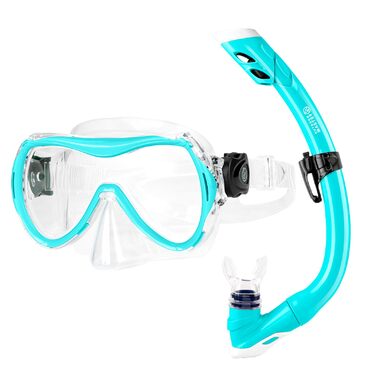 Дитячий комплект для підводного плавання OutdoorMaster Marlin, маска для дайвінгу з регульованим ремінцем та сухим верхом, маска для підводного плавання з захистом від запотівання, дитячі окуляри для плавання для хлопчиків та дівчаток, вік 4-14 років, син