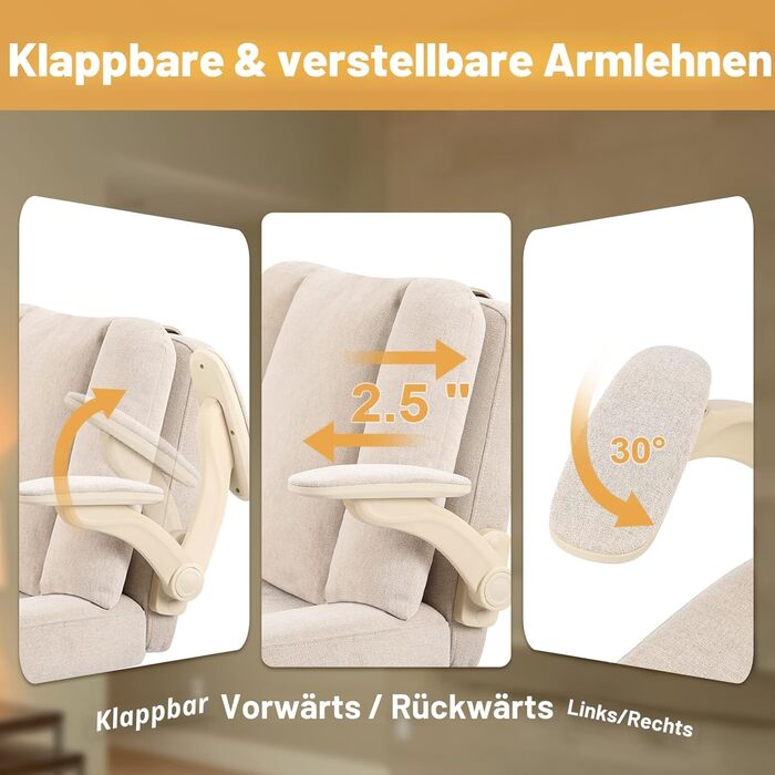 Крісло для медитації Piperong зі схрещеними ніжками, крісло для людей з СДУГ та регульованими підлокітниками, стілець для роботи з перехресним столом Criss Cross з гнучкою спинкою, поворотною підставкою для ніг, підлокітниками та колесами для домашнього о