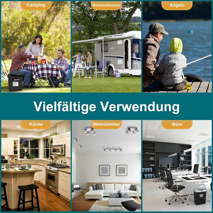 Міцні та стійкі до розривів сумки для туалету WADEO, 80 предметів, кемпінгові сумки для туалету, пакети для сміття, об&39ємом 50 л кожна (0,03 мм), портативні універсальні сумки для туалету, надзвичайно товсті туалетні аксесуари, для кемпінгу, походів, по