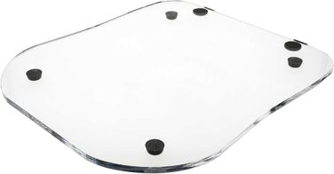 Розсувна дошка vhbw, сумісна з кухонним комбайном Kenwood Cooking Chef XL - Акрилове скло, 34,2 x 29 см