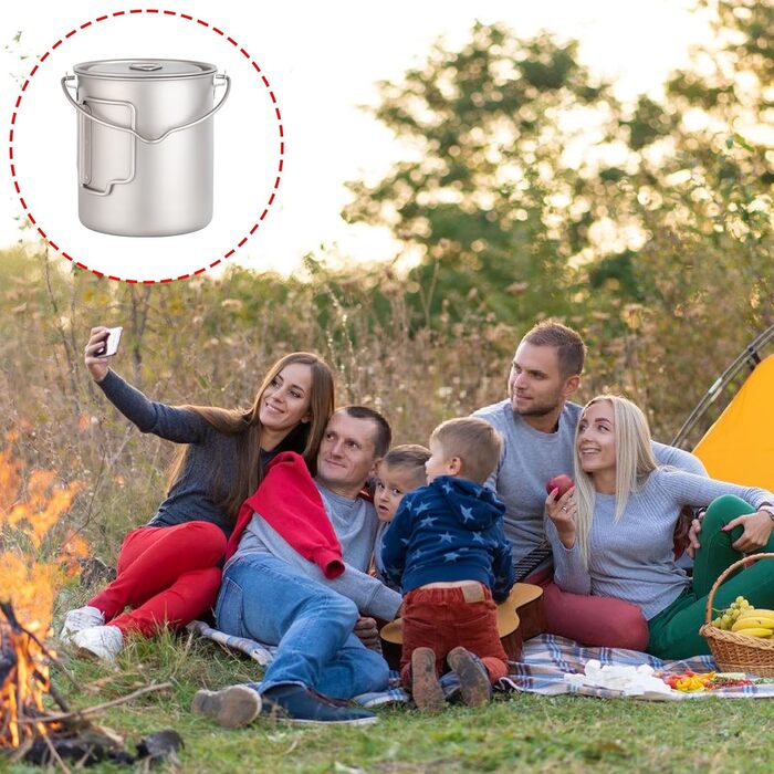 Набір швидкорозігріваючого кемпінгового посуду, складний, легкий посуд для походів, піших прогулянок, подорожей, приготування їжі на свіжому повітрі