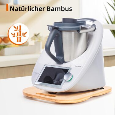 Розсувна дошка Cinnani для Thermomix TM6 TM5, дошка для Thermomix TM6 і TM5, ролетна дошка з бамбукового дерева, слайдер для аксесуарів Thermomix TM6 TM5 Pad Board - переміщення без зусиль