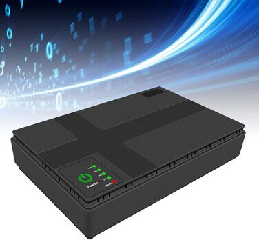 Джерело безперебійного живлення Topiky 10400mAh UPS, міні-UPS 18W з резервним живленням 5V/9V/12V/15V/24V через USB, LAN, PoE для роутерів, модемів (Європейський штекер)