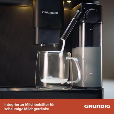 Кавомашина GRUNDIG KVA 7230, 10 видів напоїв, 19 бар