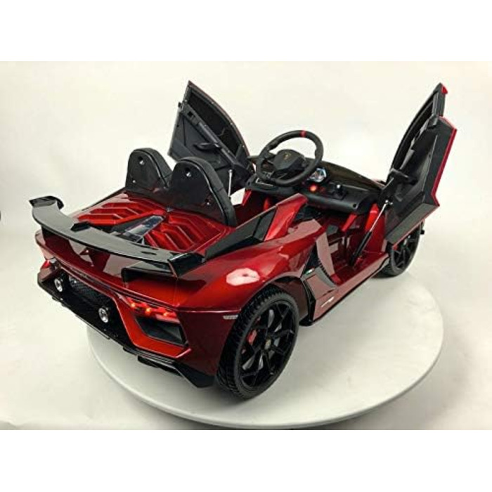 Дитячий електромобіль Lamborghini Aventador - Ліцензійний - RC, 2.4 Ghz пульт дистанційного керування - Дитячий автомобіль - плавн