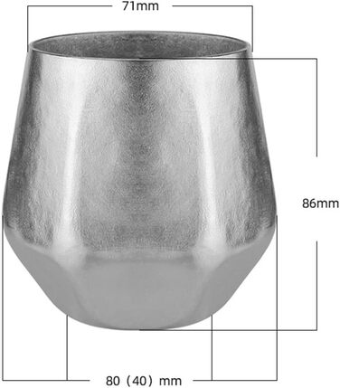 Титанова чашка для пиття з подвійними стінками, 240 мл, ізольована кавова кружка, для кемпінгу та пікніка, срібляста