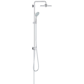 Душовий набір GROHE Vitalio Joy 260 без змішувача, економний (8 л/хв), з верхнім душем (3 режими струменя) та штангою 74 см, хром, 27421002, Ø 260 мм