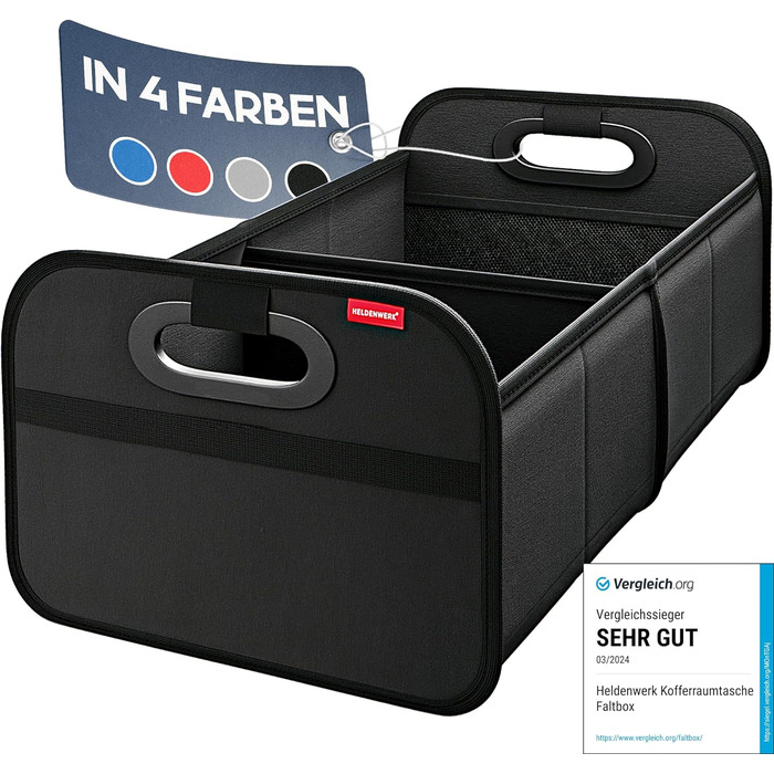 Автомобільна сумка для багажника складна - посилена та міцна - сумка-органайзер для багажника для практичного зберігання - протико