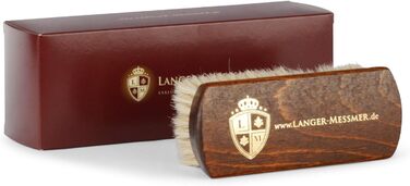 Щітка для взуття Langer & Messmer з тонкої козячої шерсті для полірування взуття